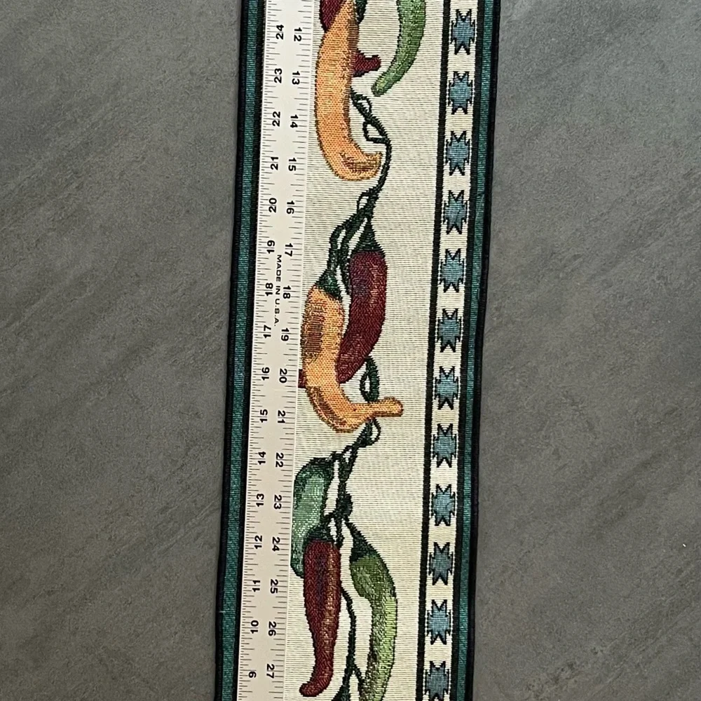 Vintage Hanging Bell Pull Tapestry Red Hot Chili Peppers 41” Made In‎ USA